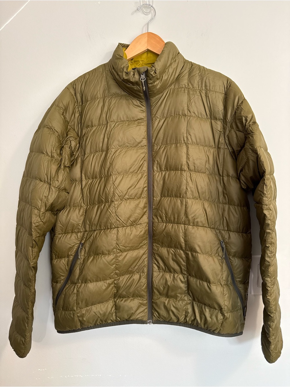 REI Co-op 650 Down Jacket 2.0 Mens Large Brown Puffer Full Zip 154167 - Picture 2 of 13